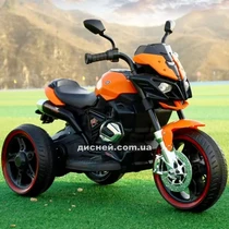 Детский мотоцикл M 4533-7 на аккумуляторе, оранжевый